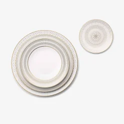 Outlet Baccarat Arcadia Gold & Platinum Bread Plate
