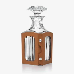 Clearance Baccarat Octogone Decanter Case Brown