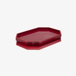 Outlet Baccarat Octogone Tray S Red