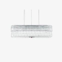 Baccarat Tuile de Cristal Piccadilly Chandelier Rectangular S