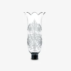 Discount Baccarat Tulip Hurricane Shade Scalloped Top Acanthus