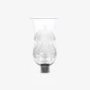 Baccarat Tulip Hurricane Shades Flat Top Acanthus