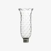 Sale Baccarat Tulip Hurricane Shades Scalloped Top Rice Grain